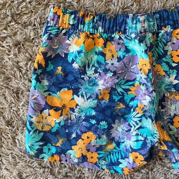 PATAGONIA Barely Baggies Shorts Neo Tropics Channel Blue - Picture 11 of 11